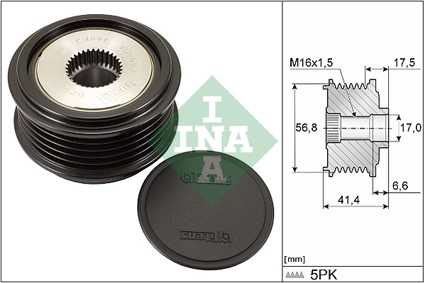 Alternator Freewheel Clutch